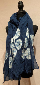 Indigo Shawl 1