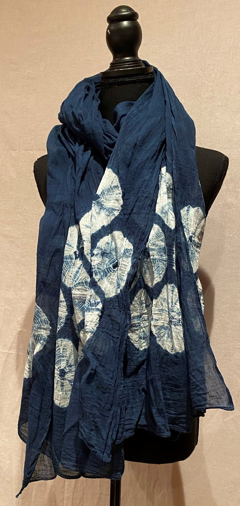 Indigo Shawl 1