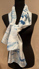 Load image into Gallery viewer, Indigo Silk Scarf 1
