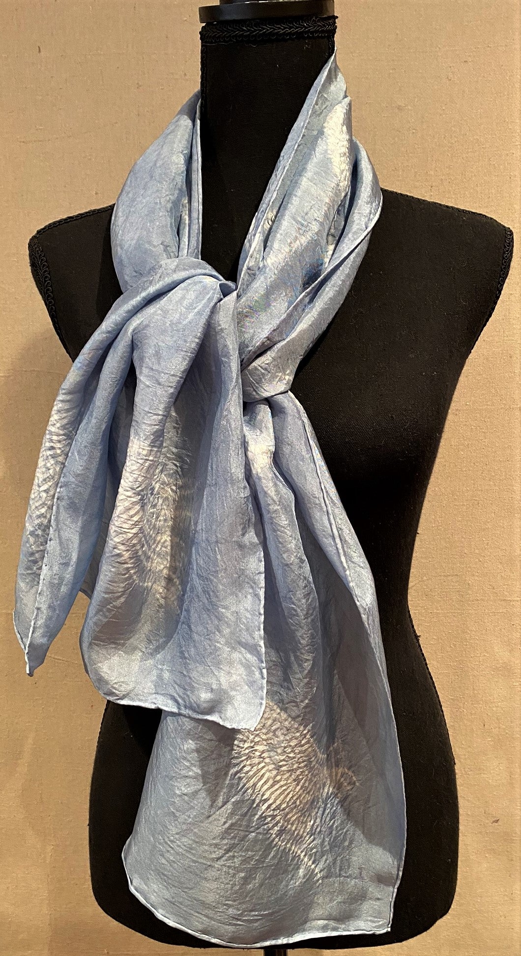 Indigo Silk Scarf 2