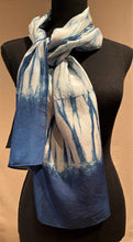 Load image into Gallery viewer, Indigo Silk Scarf 5
