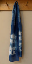 Load image into Gallery viewer, Indigo Silk Scarf 6
