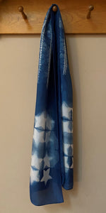 Indigo Silk Scarf 6