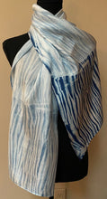 Load image into Gallery viewer, Indigo Silk Scarf 7
