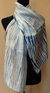 Indigo Silk Scarf 7