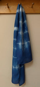 Indigo Silk Scarf 8