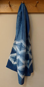 Indigo Silk Scarf 9