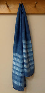 Indigo Silk Scarf 10